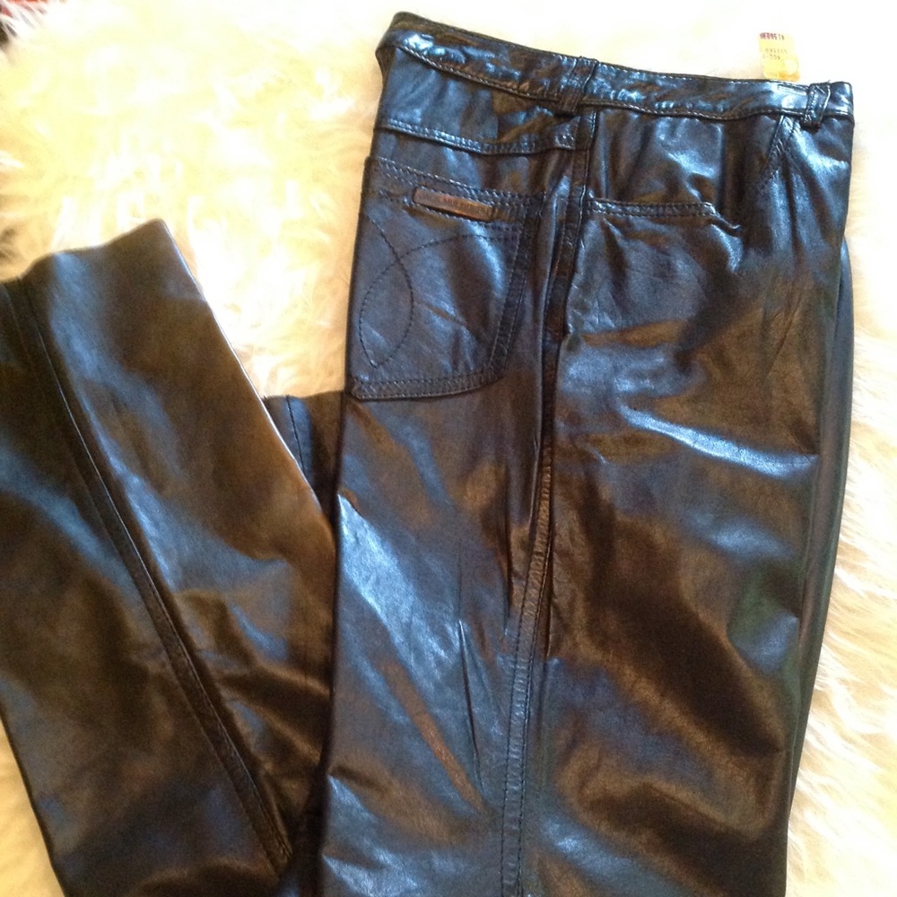 SALE! Vintage leather jeans !